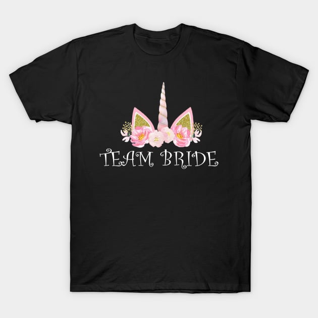 Team squad bride to be t shirt popular top design T-Shirt by milica.brdar77@gmail.com